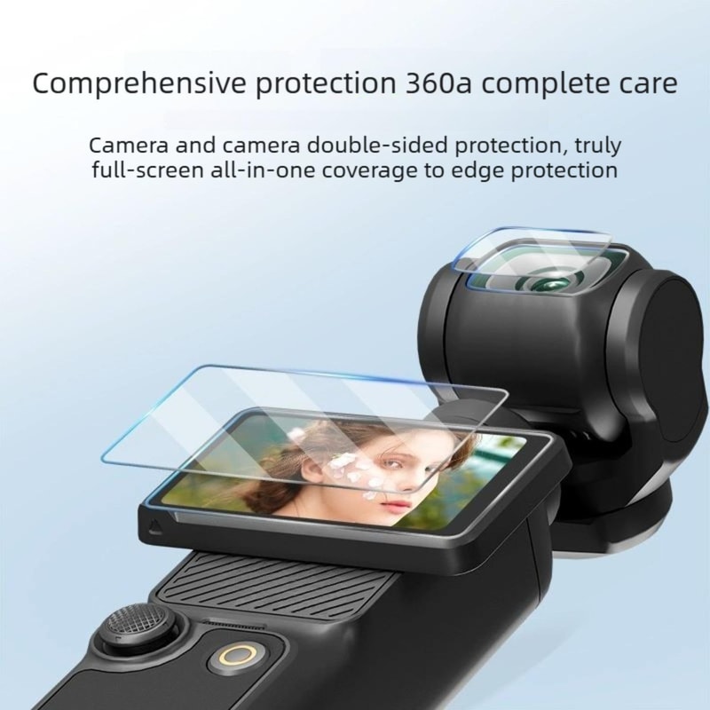 DJI Osmo Pocket 4 AR Anti Reflective Tempered Glass Screen Protector 1