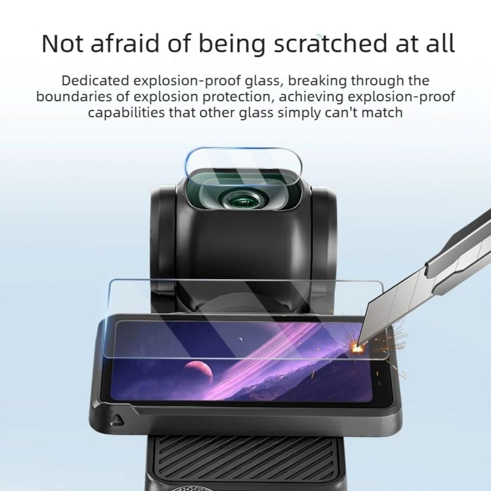 DJI Osmo Pocket 4 AR Anti Reflective Tempered Glass Screen Protector 3