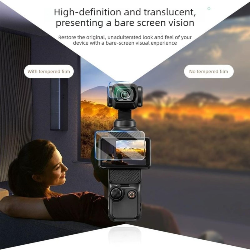 DJI Osmo Pocket 4 AR Anti Reflective Tempered Glass Screen Protector 6