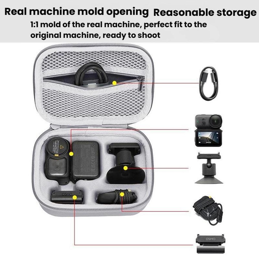 DJI Osmo Nano Hard Shell Travel Case Waterproof Protective Storage Bag