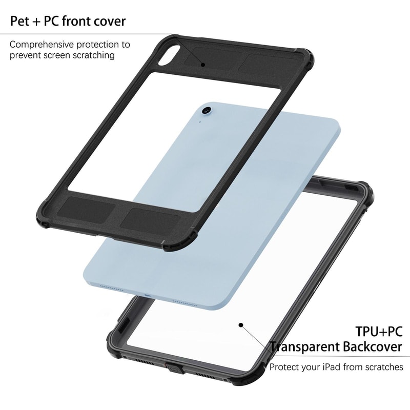 RedPepper IP68 Waterproof iPad Case for iPad 2025 & 2022 Shockproof Protective Cover