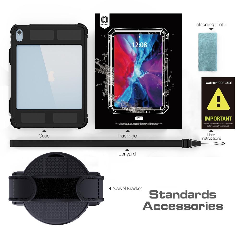 RedPepper IP68 Waterproof iPad Case for iPad 2025 & 2022 Shockproof Protective Cover