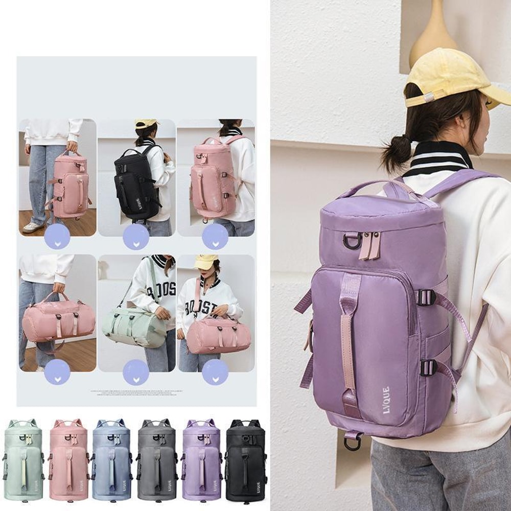 UrbanFlex Travel Backpack Gym Duffel Bag With Shoe Compartment For Business Trips And Sports 1
