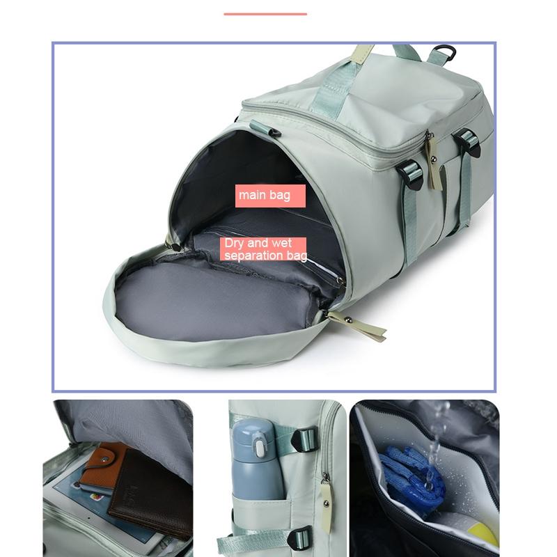 UrbanFlex Travel Backpack Gym Duffel Bag With Shoe Compartment For Business Trips And Sports 7