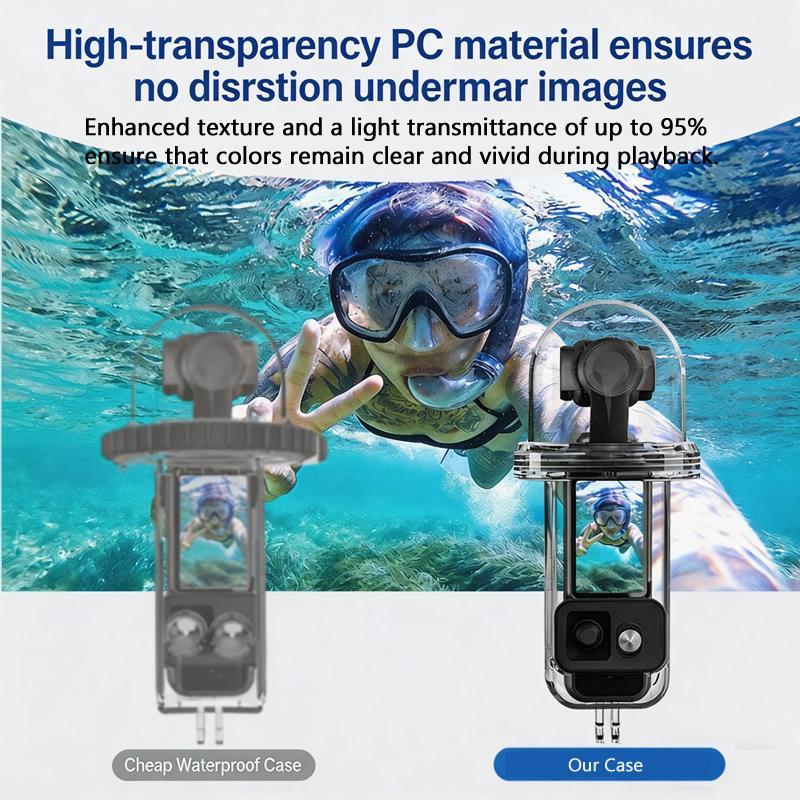 DJI Osmo Pocket 4 60M Waterproof Diving Case with 540° Panoramic Underwater Protection