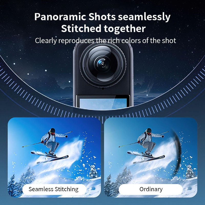 Swivel Lens Guard For Insta360 X5 HD Glass Camera Lens Protector 7