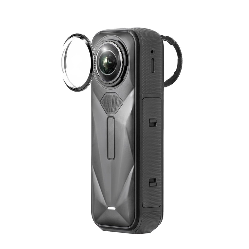 Swivel Lens Guard for Insta360 X5 HD Glass Camera Lens Protector