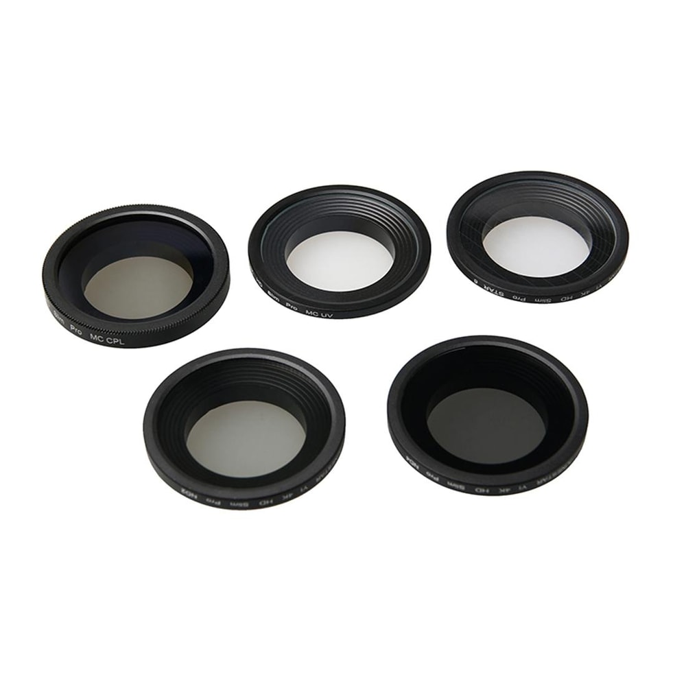 4K Camera Lens Filter Set with CPL UV ND2 ND4 & Star Effects