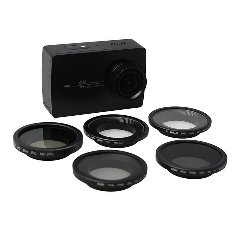 4K Camera Lens Filter Set with CPL UV ND2 ND4 & Star Effects
