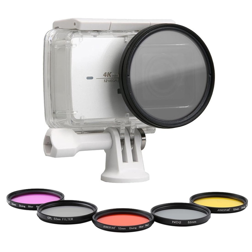 4K Camera Lens Filter Set with CPL UV ND2 ND4 & Star Effects