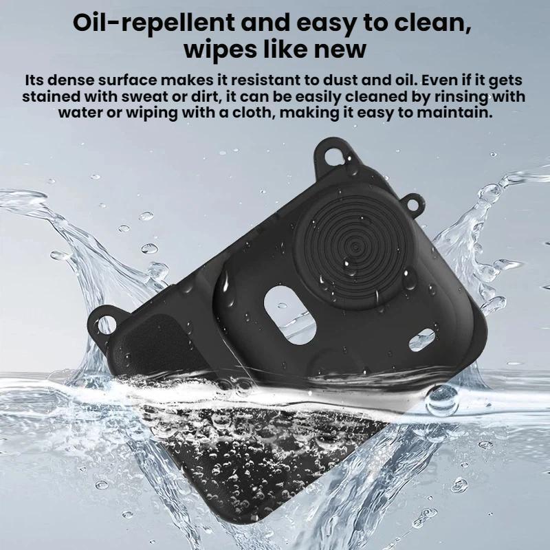 Silicone Protective Case For Insta360 GO Ultra Camera With Lens Cover Lanyard 3