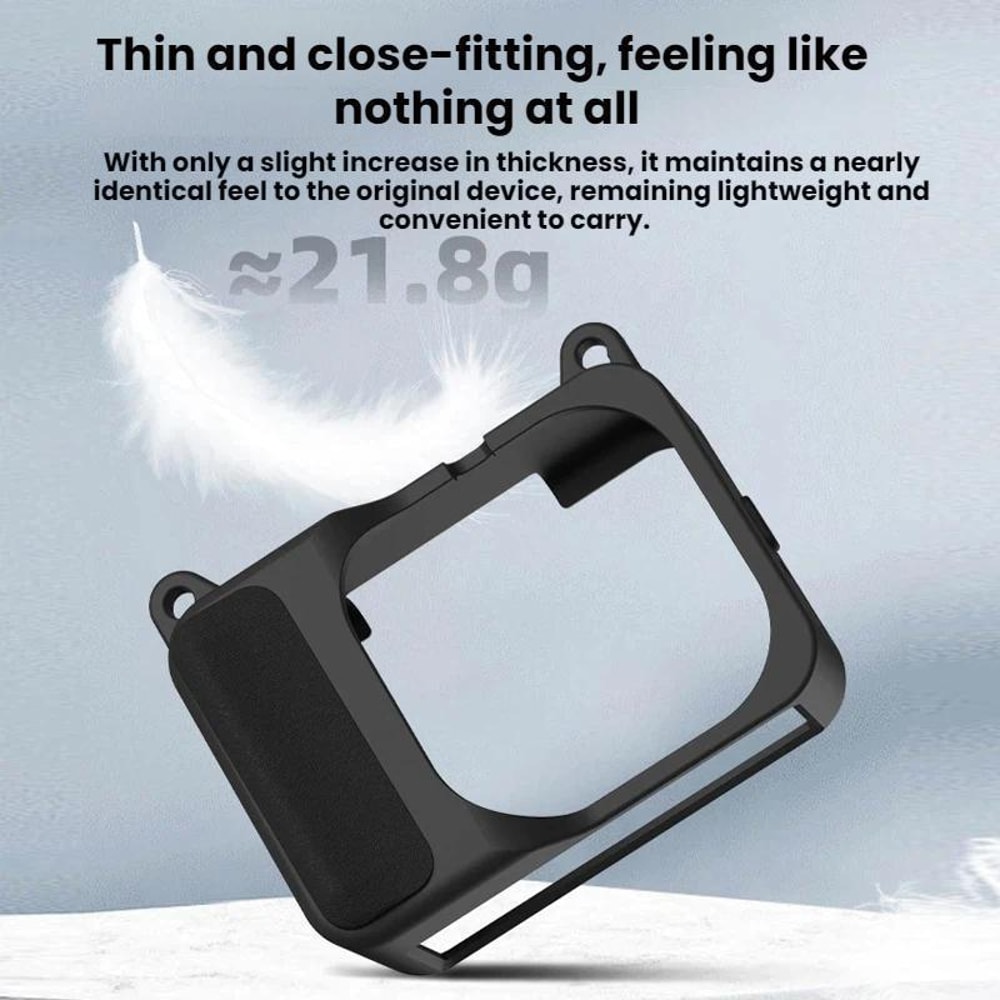 Silicone Protective Case For Insta360 GO Ultra Camera With Lens Cover Lanyard 5
