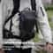 Camera Sling Bag for DSLR & Mirrorless Cameras with Expandable Crossbody Waist Design