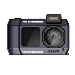 aquasnap 4k waterproof camera with dual screen selfie display & ip68 underwater protection