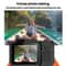 AquaSnap 4K Waterproof Camera With Dual Screen Selfie Display IP68 Underwater Protection 4