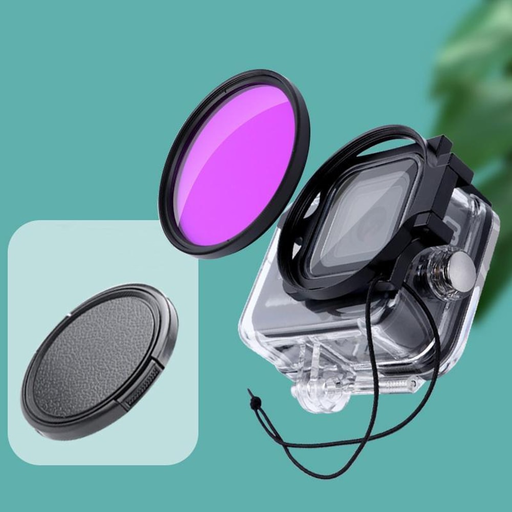 GoPro HERO8 Dive Filter Kit with Waterproof Housing & 58mm Underwater Lens Filter Set