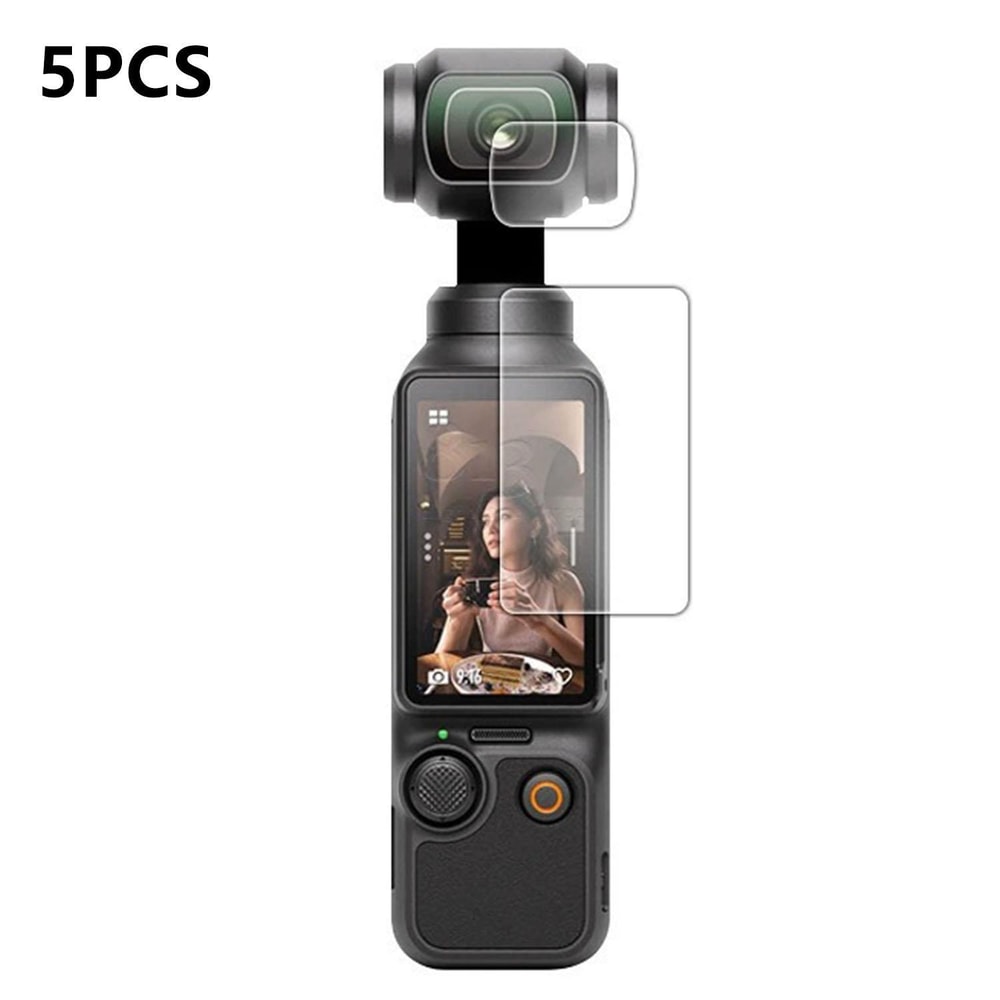 DJI Osmo Pocket 4 Hydrogel Screen Protector 5 Pack HD Anti Scratch Protective Film