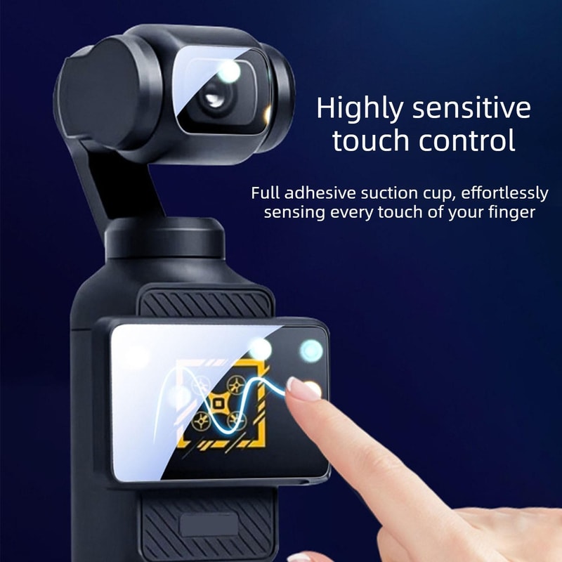 DJI Osmo Pocket 4 Hydrogel Screen Protector 5 Pack HD Anti Scratch Protective Film