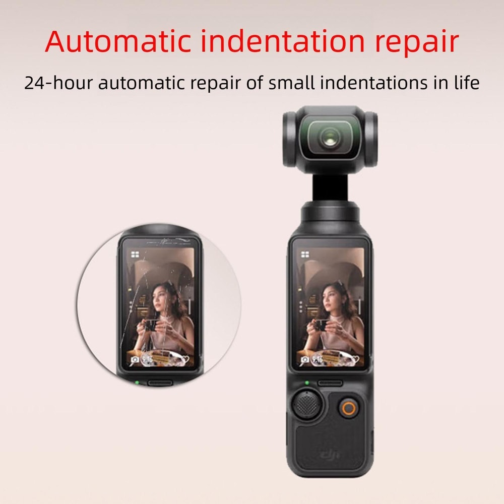 DJI Osmo Pocket 4 Hydrogel Screen Protector 5 Pack HD Anti Scratch Protective Film