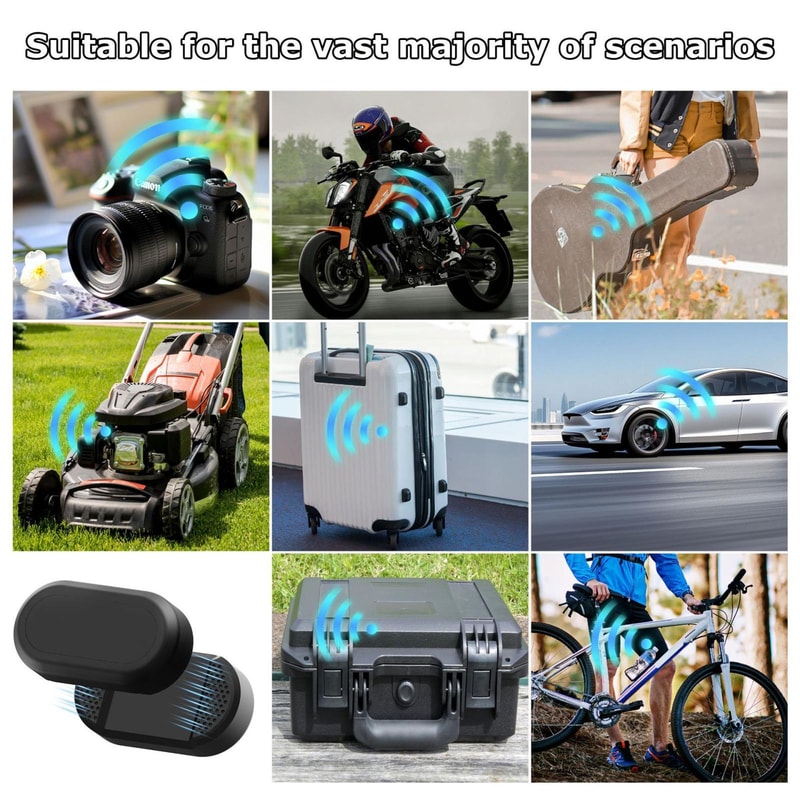 Magnetic Waterproof SmartTag2 Holder Case for Car & Bike with Hidden GPS Tracker Mount