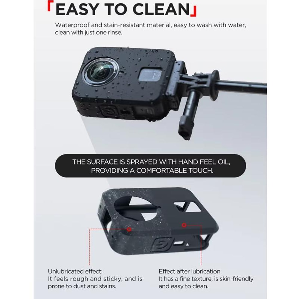 DJI Osmo 360 Silicone Protective Case Shockproof Anti Scratch Full Body Cover