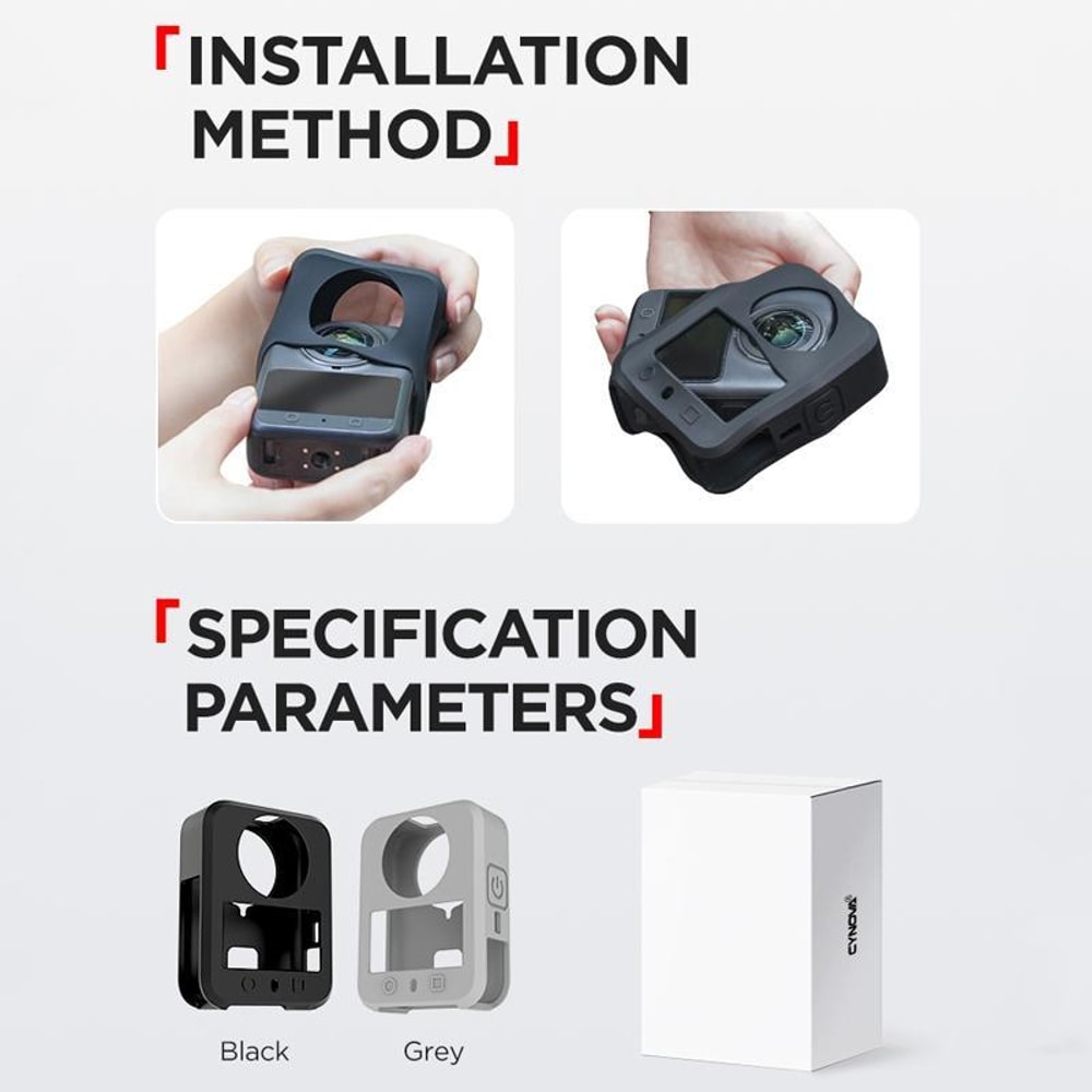 DJI Osmo 360 Silicone Protective Case Shockproof Anti Scratch Full Body Cover