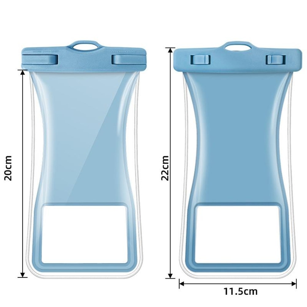 Floating Airbag Waterproof Phone Pouch IPX8 TPU Dry Bag For Beach Swimming Kayaking 5