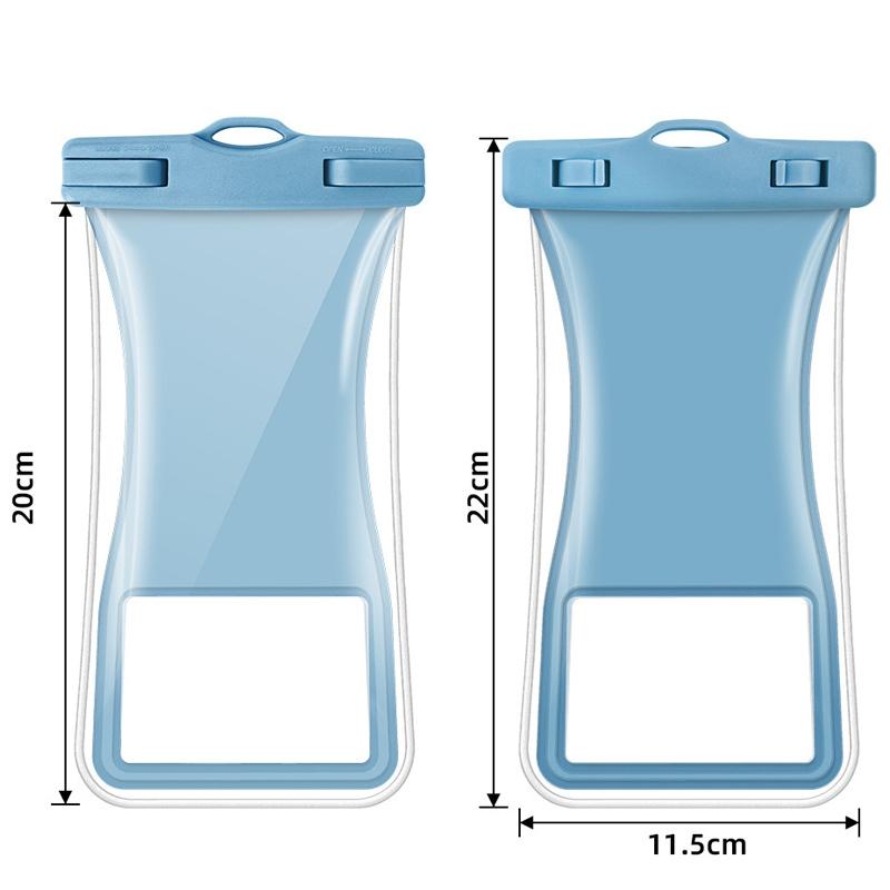 Floating Airbag Waterproof Phone Pouch IPX8 TPU Dry Bag For Beach Swimming Kayaking 5