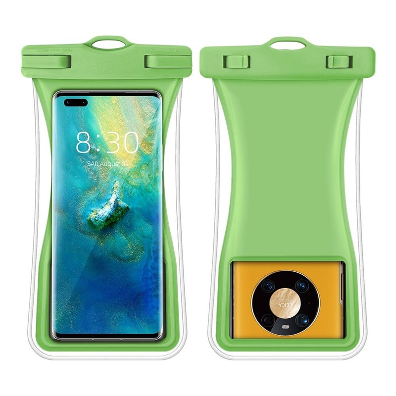 Floating Airbag Waterproof Phone Pouch IPX8 TPU Dry Bag For Beach Swimming Kayaking 10