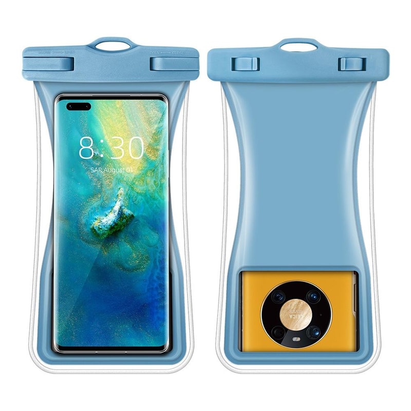 Floating Airbag Waterproof Phone Pouch IPX8 TPU Dry Bag For Beach Swimming Kayaking 12