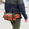 Waterproof Cycling Waist Pack With Bottle Holder For Hiking Running Outdoor Sports 7