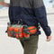 Waterproof Cycling Waist Pack With Bottle Holder For Hiking Running Outdoor Sports 7