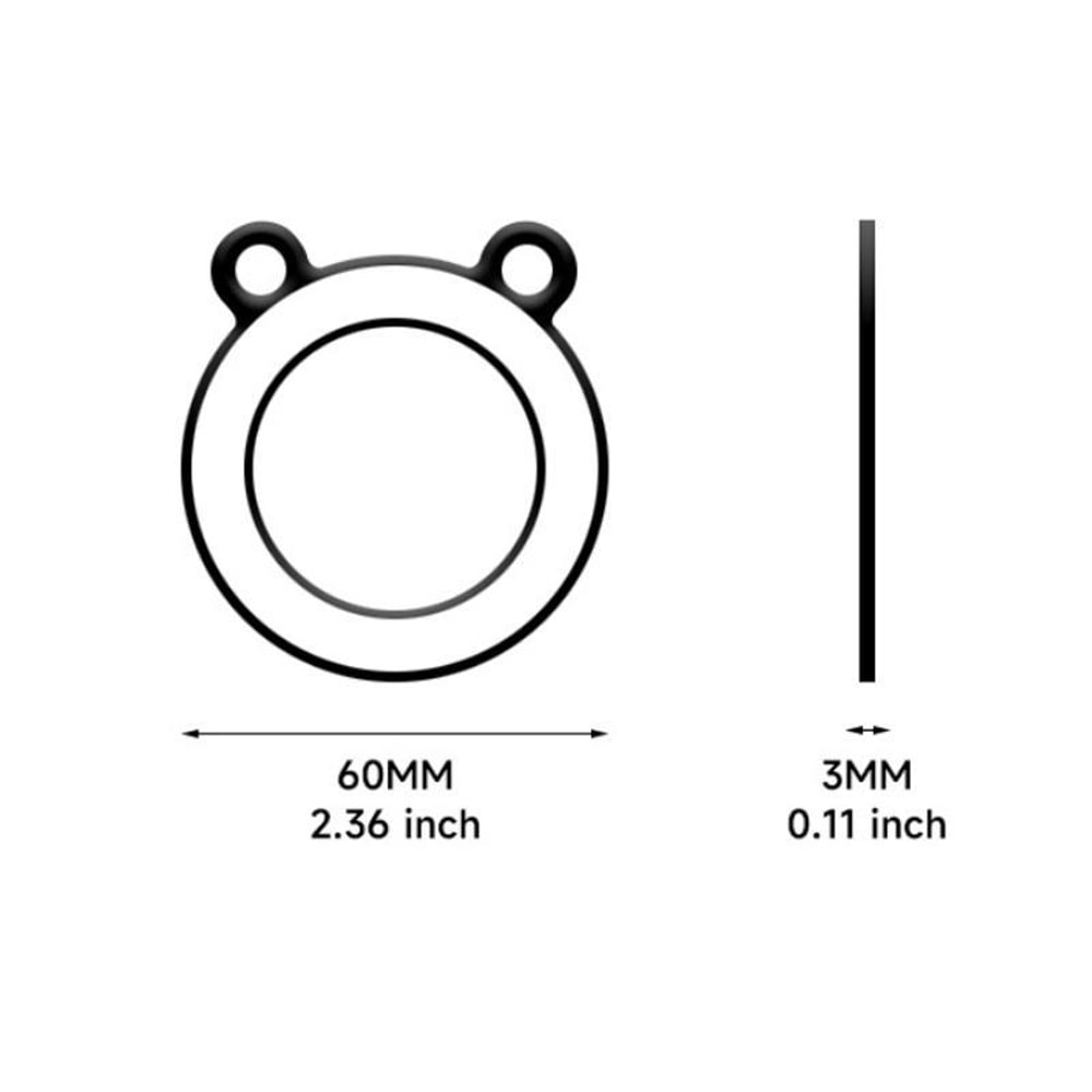 Magnetic Bear Retractable Phone Lanyard with Adjustable Strap & Anti Loss Holder