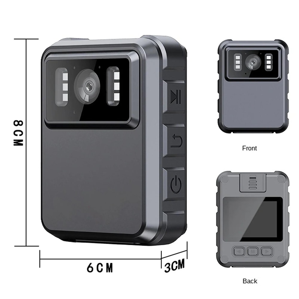 L9 Body Camera 1080P Waterproof Mini Video Recorder With Night Vision Wide Angle Lens 3