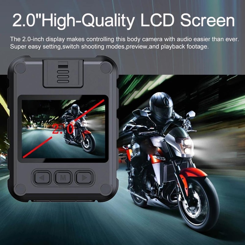 L9 Body Camera 1080P Waterproof Mini Video Recorder With Night Vision Wide Angle Lens 4