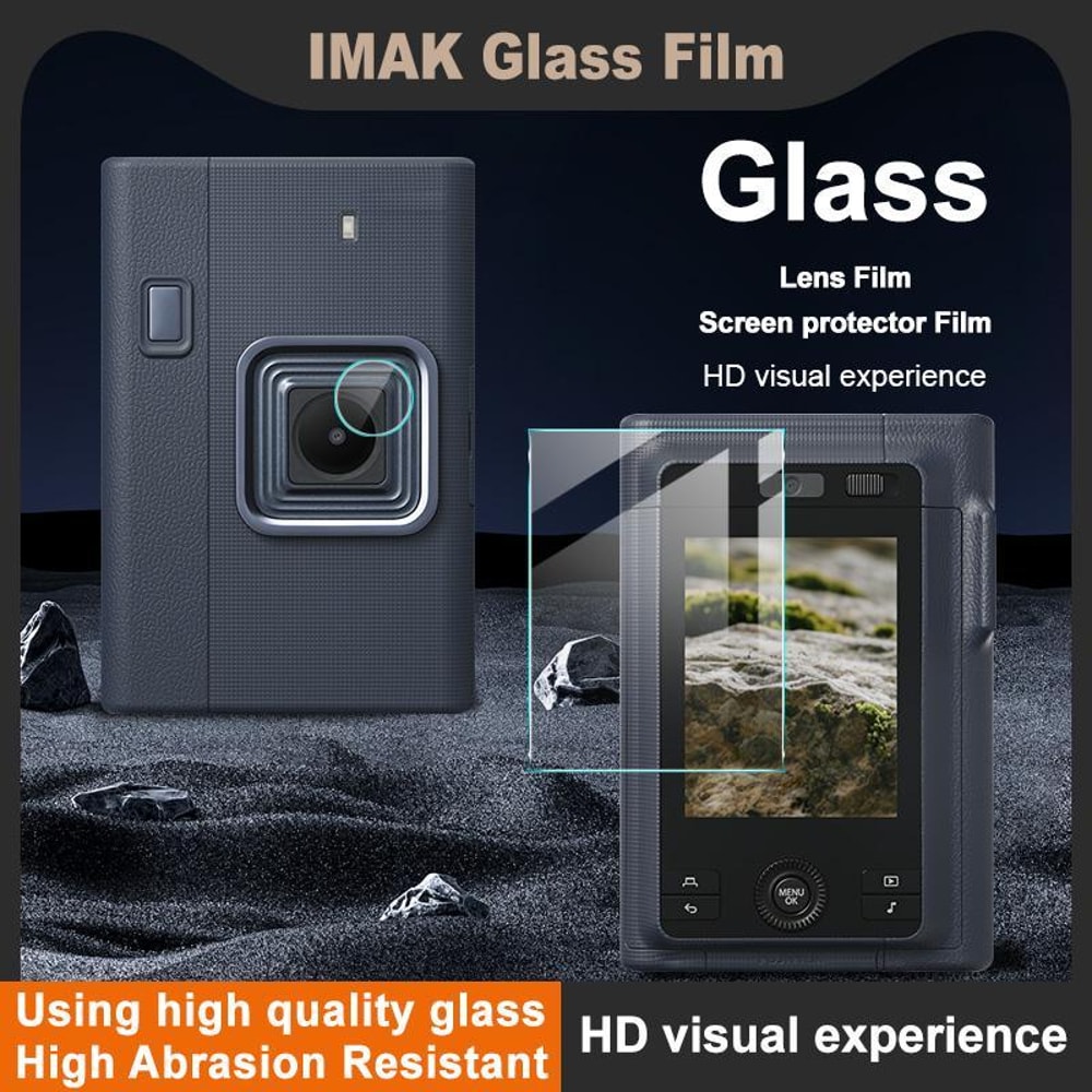 Tempered Glass Screen Protector for FUJIFILM Instax Mini LiPlay with Lens Protection