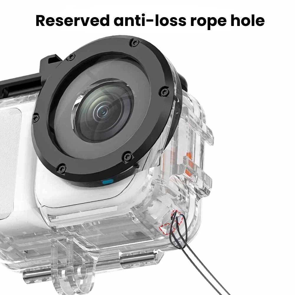 Insta360 GO Ultra Waterproof Case 60m Dive Housing with Dual Cold Shoe Mount