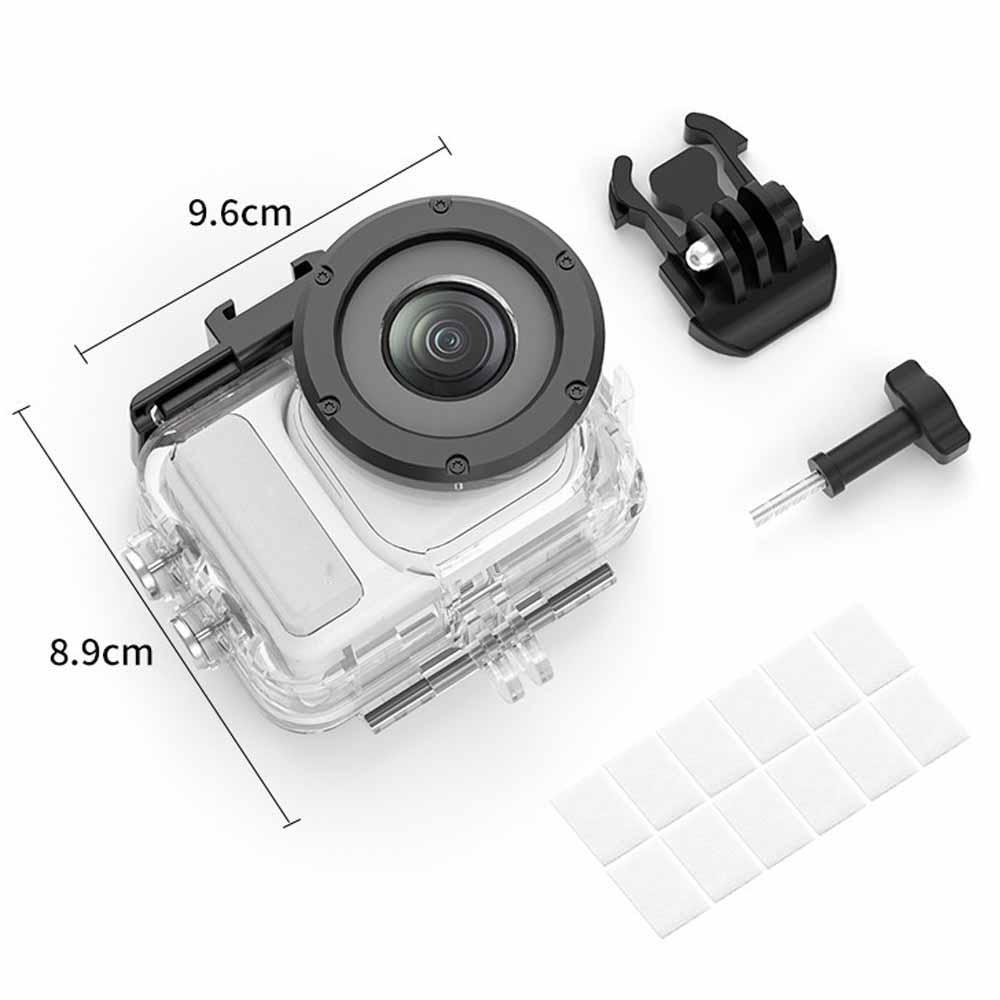 Insta360 GO Ultra Waterproof Case 60m Dive Housing with Dual Cold Shoe Mount