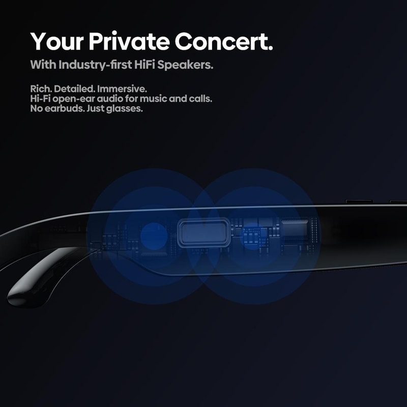 AI Smart Glasses With 1080P Camera And Open Ear Audio Assistant 9