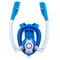 Kids Full Face Snorkeling Mask With Dry Top Breathing Tubes Anti Fog Panoramic View 9