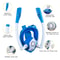 Kids Full Face Snorkeling Mask With Dry Top Breathing Tubes Anti Fog Panoramic View 7