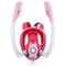 Kids Full Face Snorkeling Mask With Dry Top Breathing Tubes Anti Fog Panoramic View 4
