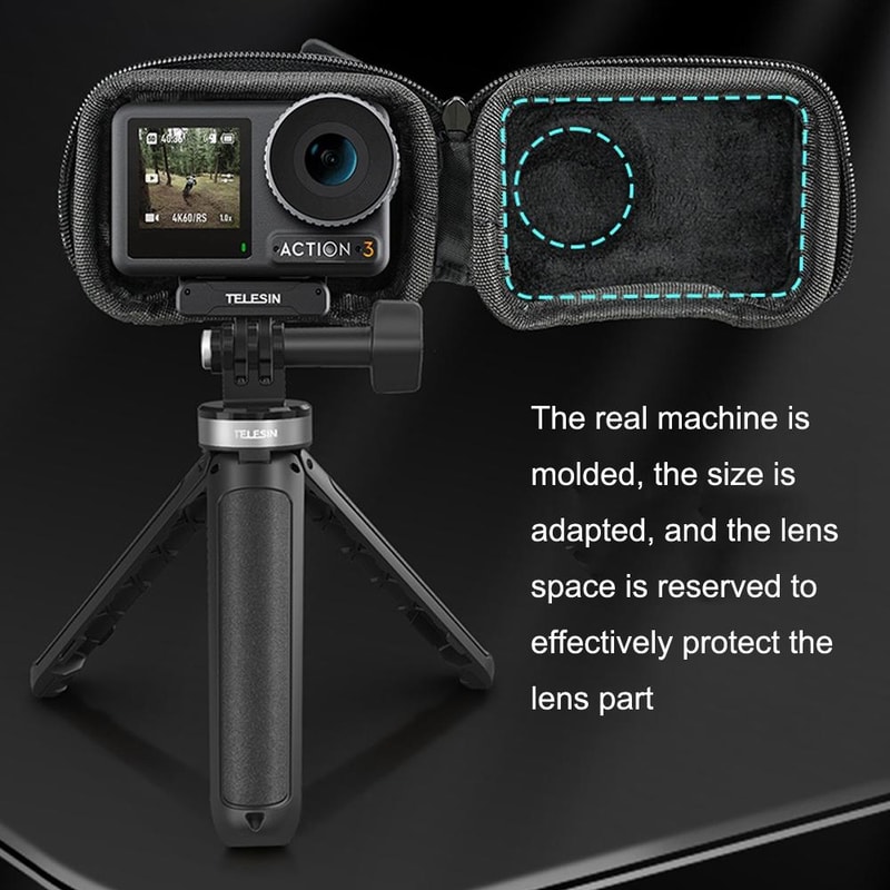 Protective Carry Case for DJI Osmo Action 3 Mini Waterproof Storage Bag