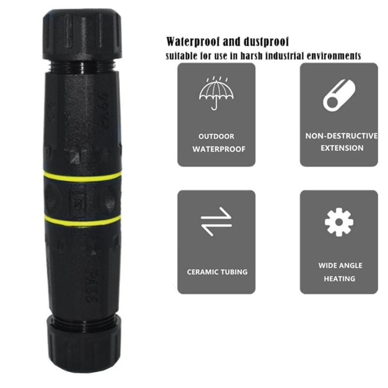 IP68 Waterproof Ethernet Coupler for 10Gbps Outdoor Network Connections