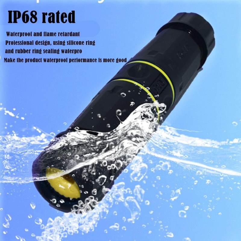 IP68 Waterproof Ethernet Coupler for 10Gbps Outdoor Network Connections