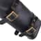 Retro Bicycle Handlebar Bag Waterproof PU Leather Front Storage Pouch for Bikes & Scooters