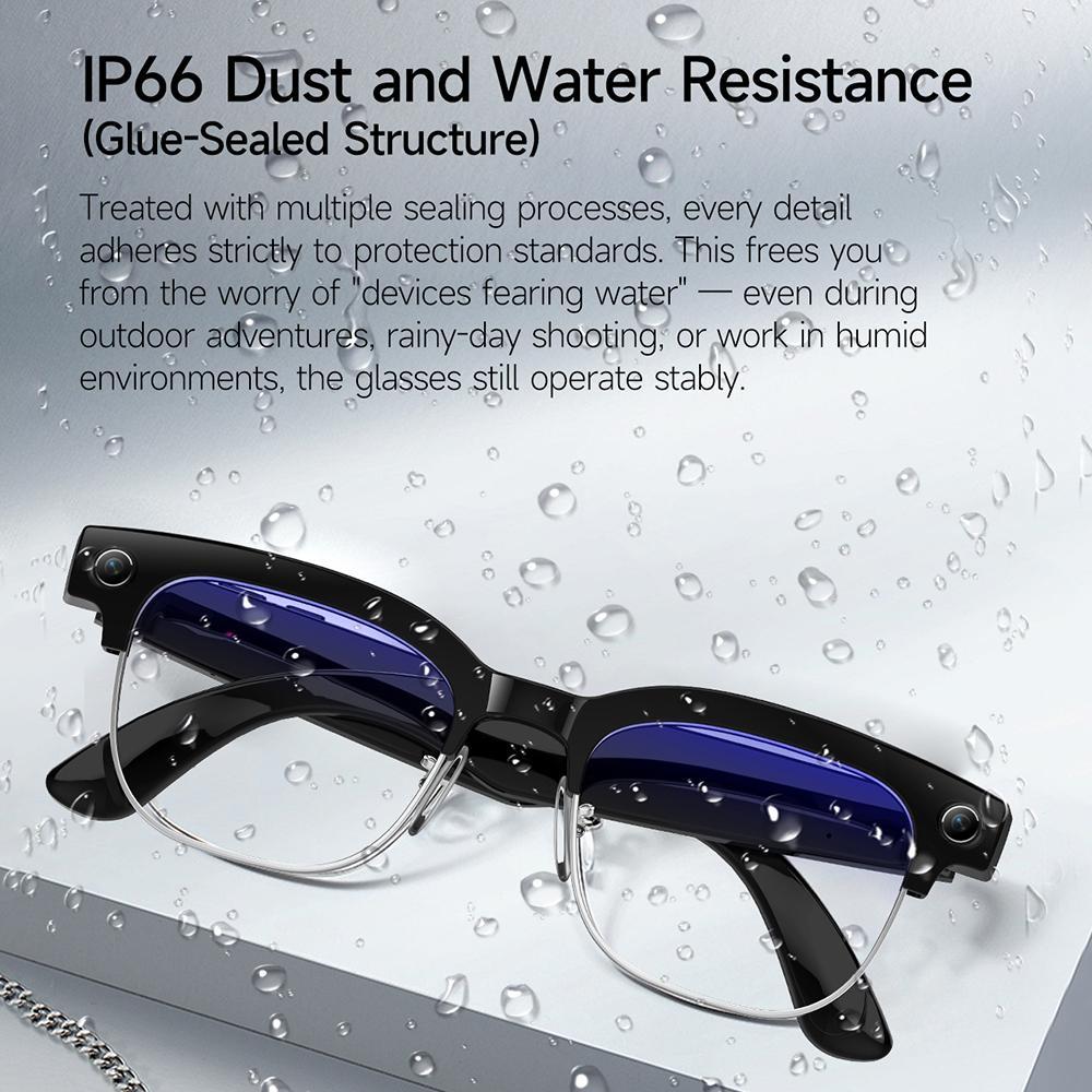 AI Smart Glasses With 8MP Camera Real Time Translation Bluetooth Calling 9