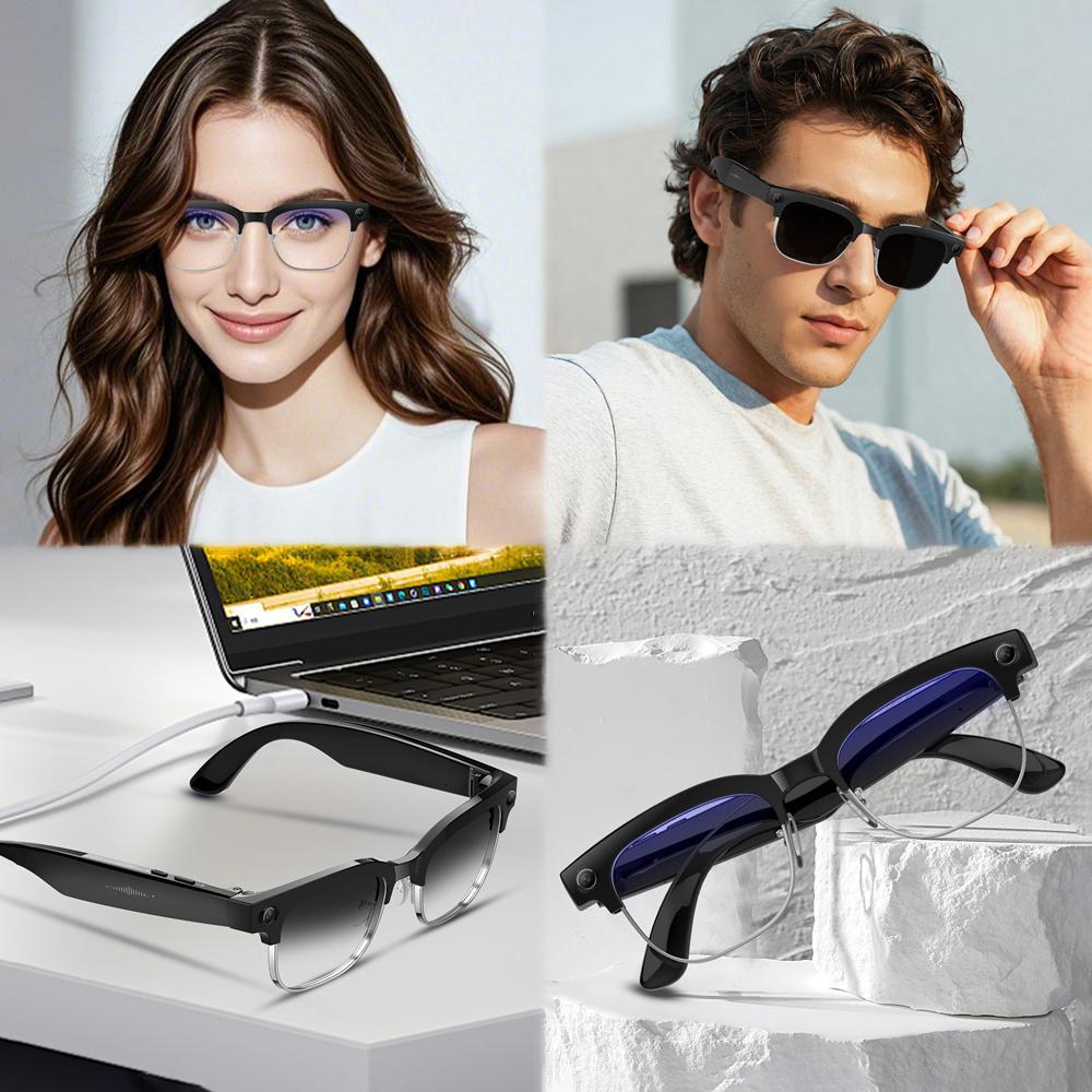 AI Smart Glasses With 8MP Camera Real Time Translation Bluetooth Calling 12