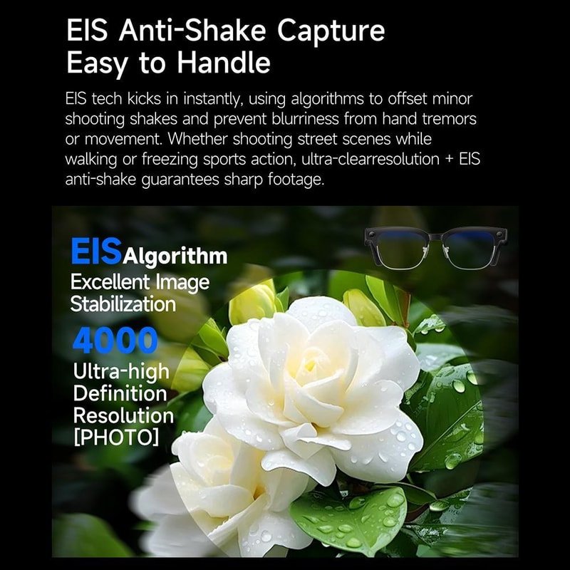 AI Smart Glasses With 8MP Camera Real Time Translation Bluetooth Calling 17