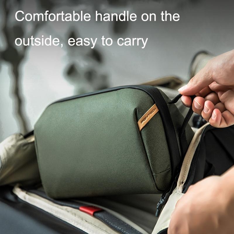 Hanging Travel Toiletry Bag With Wet Dry Separation Waterproof Storage Organizer 7